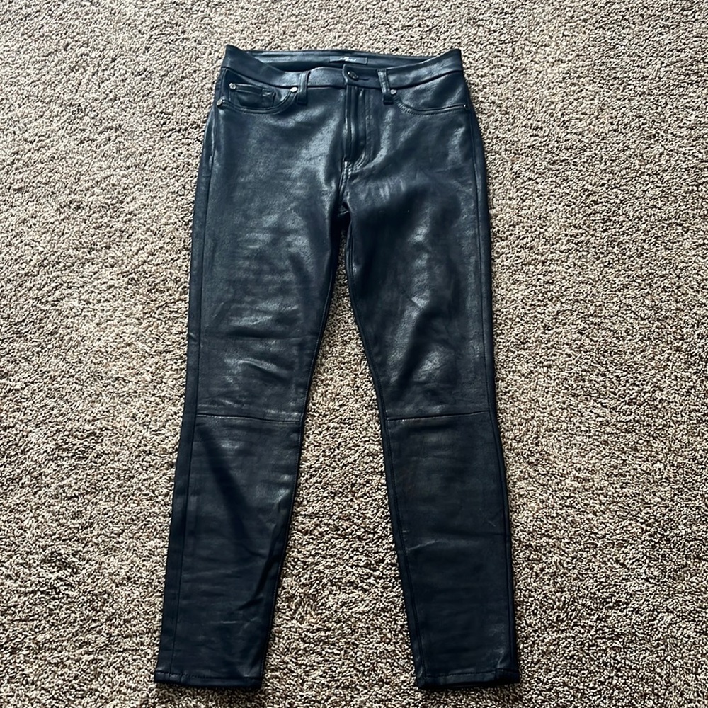 7FAM coated jeans